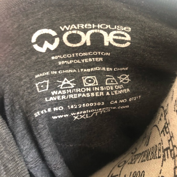 Warehouse one grey crop top 2XL - Picture 3 of 3